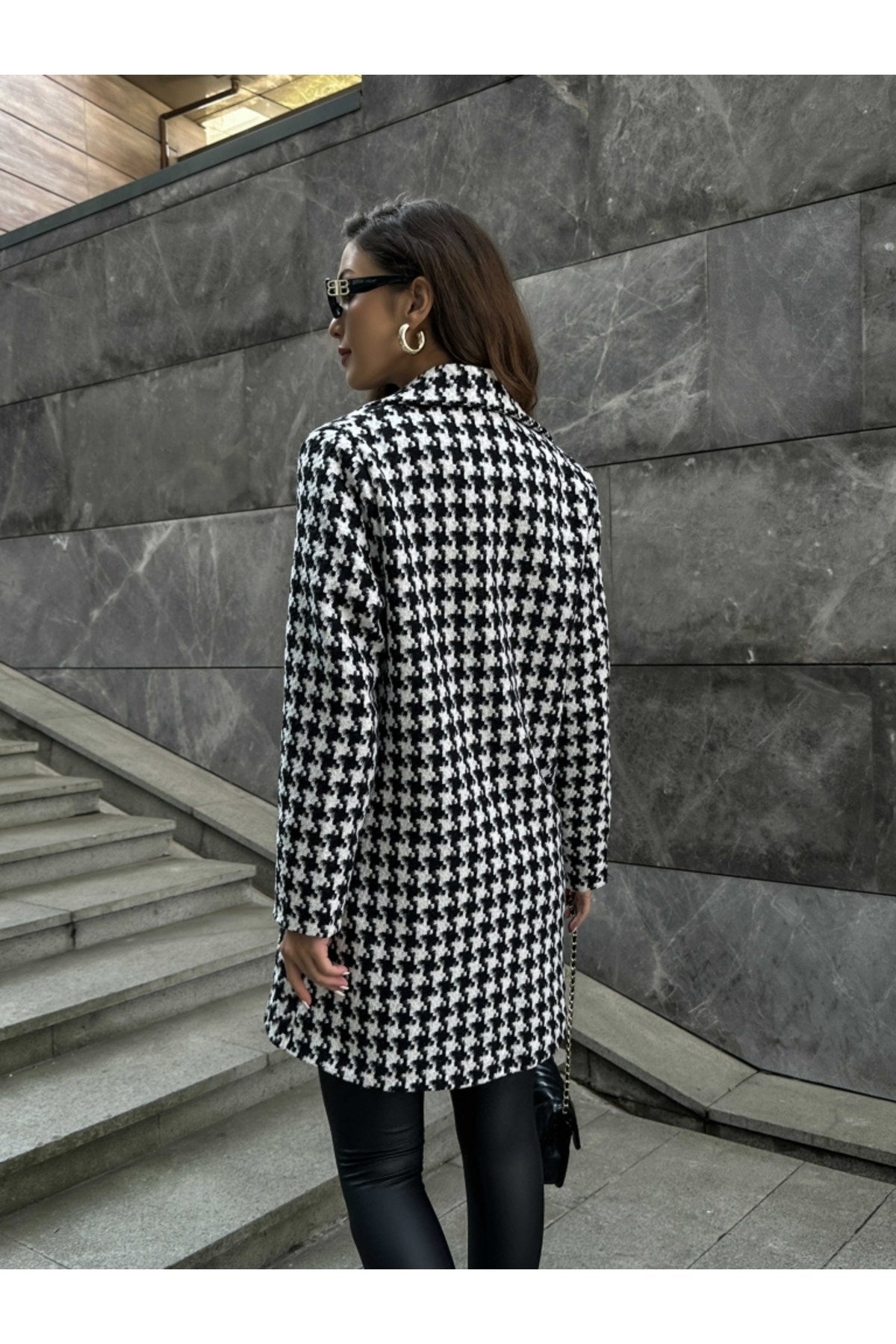 Long Jacket With Ponytail Pattern 9041