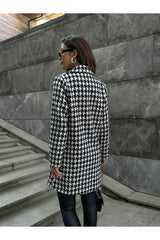 Long Jacket With Ponytail Pattern 9041