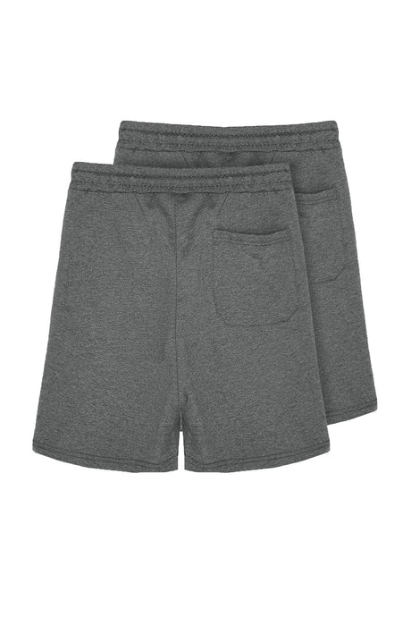 Anthracite-anthracite Men's Regular/regular Fit 2-pack Shorts&bermuda Tmnss21sr0095