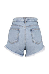 Blue Denim Denim 100% Cotton Shorts & Bermuda Tbess23sr00030