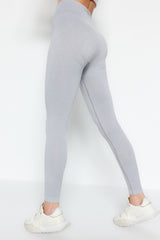 Lilac Seamless/seamless Full Length Sports Leggings Twoss21ty0024