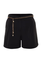 Woven Shorts With Black Accessories Tbbss23ap00014