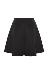 Black Skater Mini Knitted Skirt Twoaw24et00215