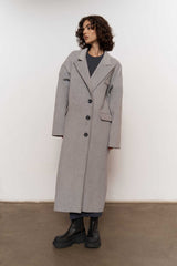 Lowen Anthracite Oversize Coat 2201