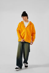 Basic Mustard Zip Hoodie Tyc28jyign170549314175381