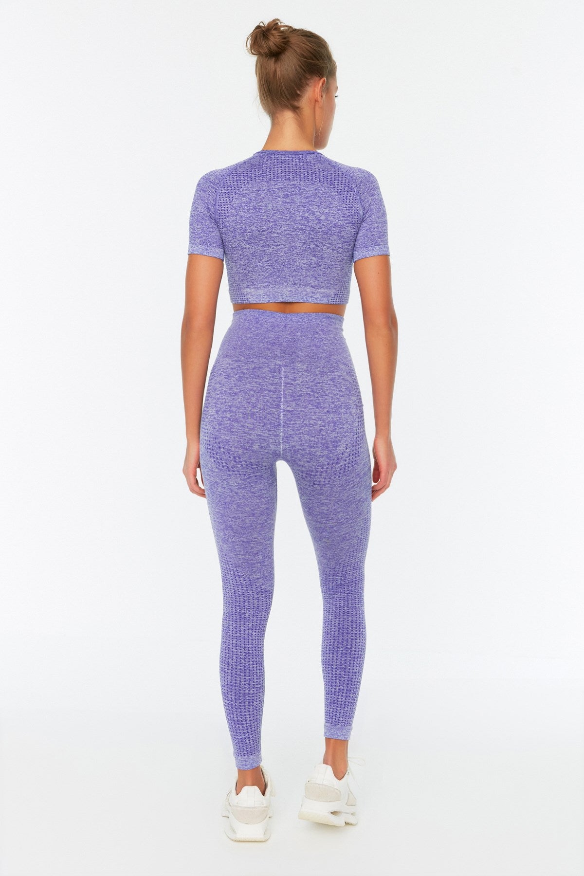 Lilac Seamless/seamless Full Length Sports Leggings Twoss21ty0024