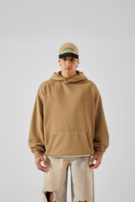 Basic Camel Oversize Sweatshirt Tyckl04kkn170549313054952