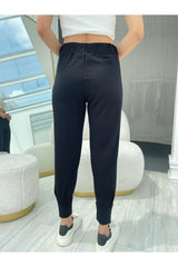 Black Leg Cuffed Pants 23858