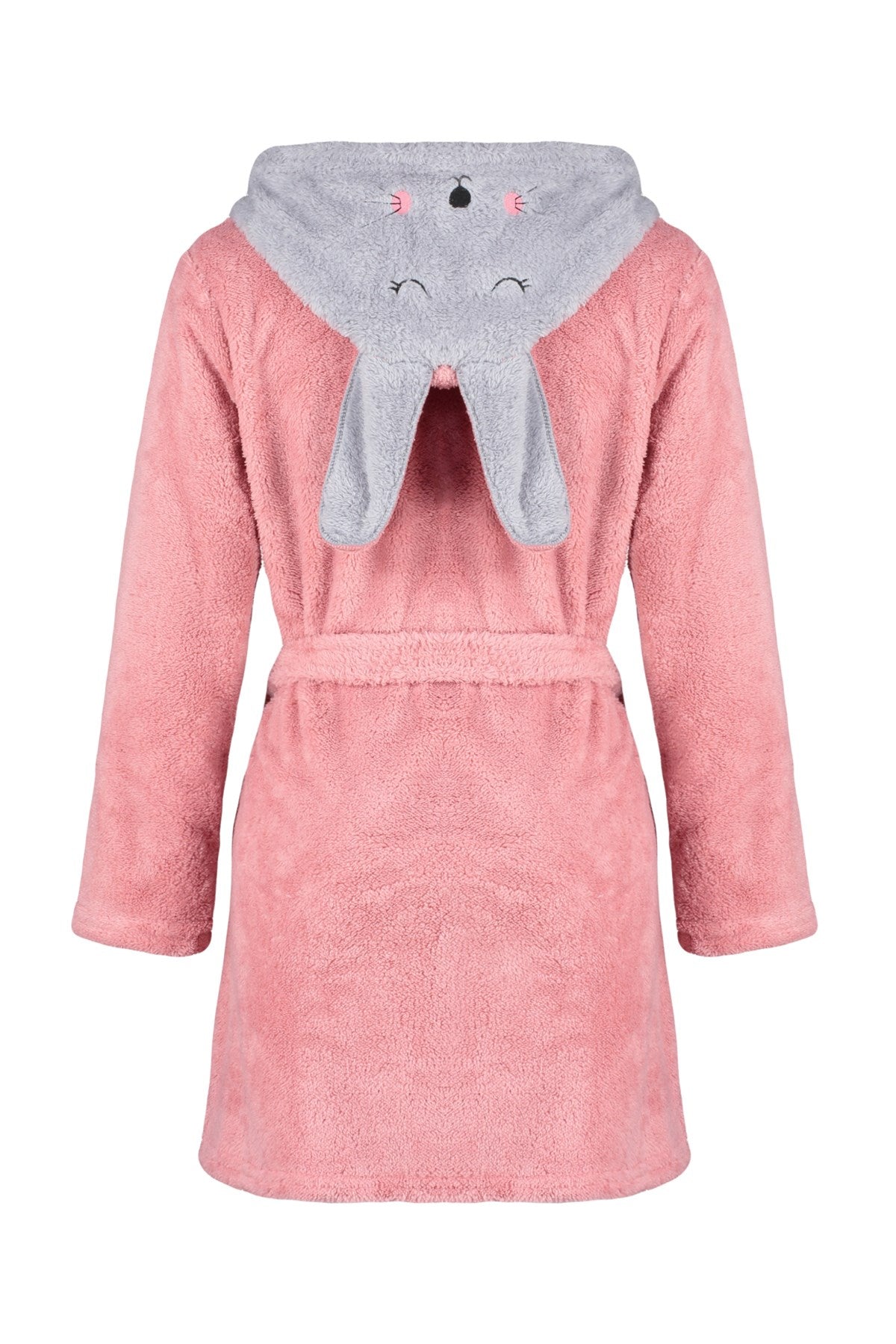 Powder Animal Figure Hooded Wellsoft Knitted Dressing Gown Thmaw22sb0008