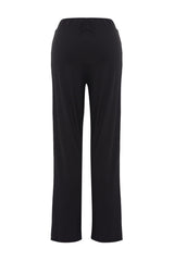 Black Wide Leg Knitted Pants Tbbss23ar00003