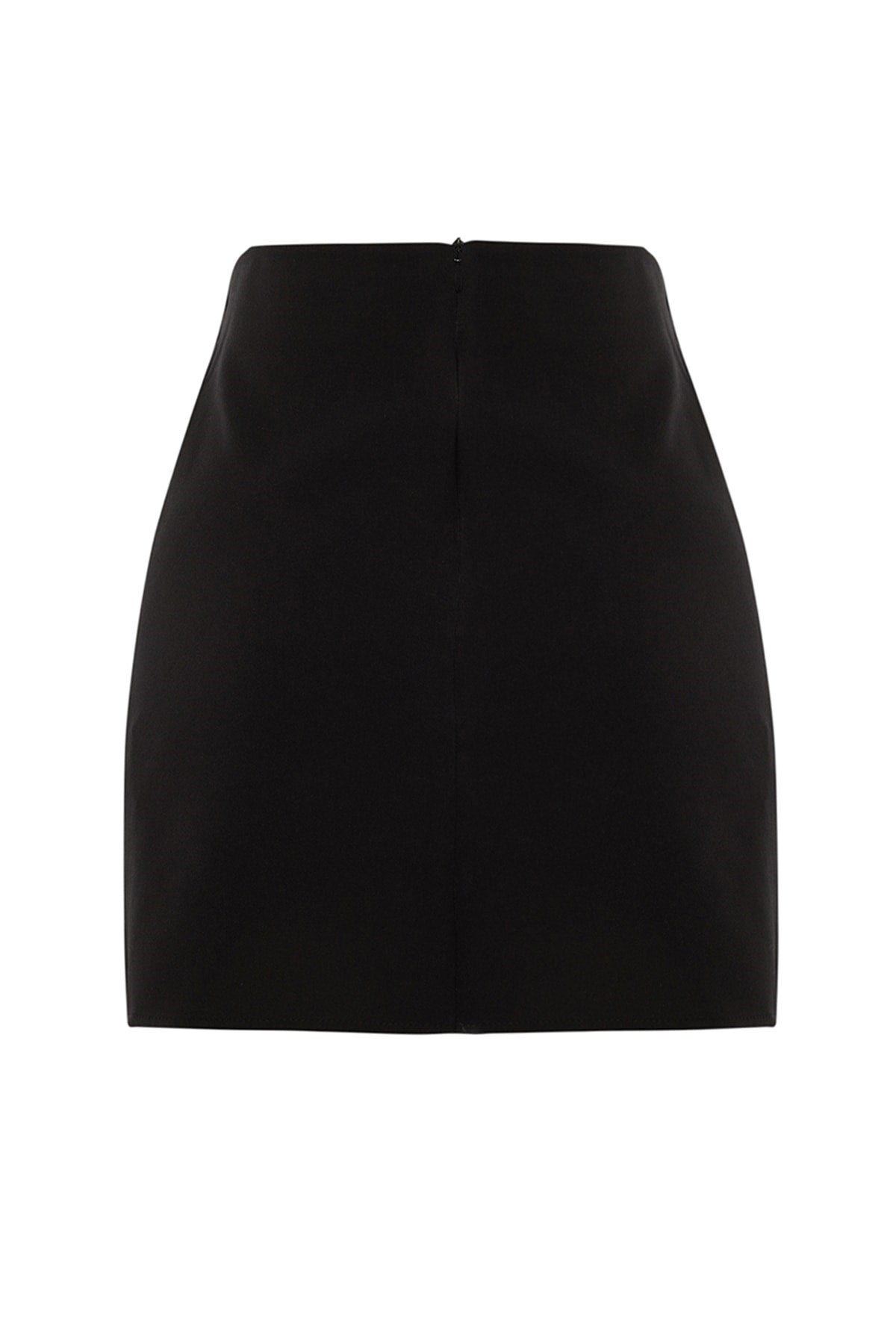 Black Mini Woven Skirt Twoaw23et00082