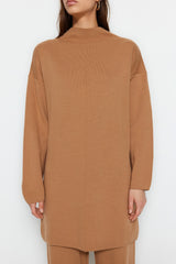 Camel Knitwear Sweater-pants Bottom-top Suit Tctaw24us00019