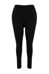 Black Stripe Detailed Leggings Tbbaw24bv00007