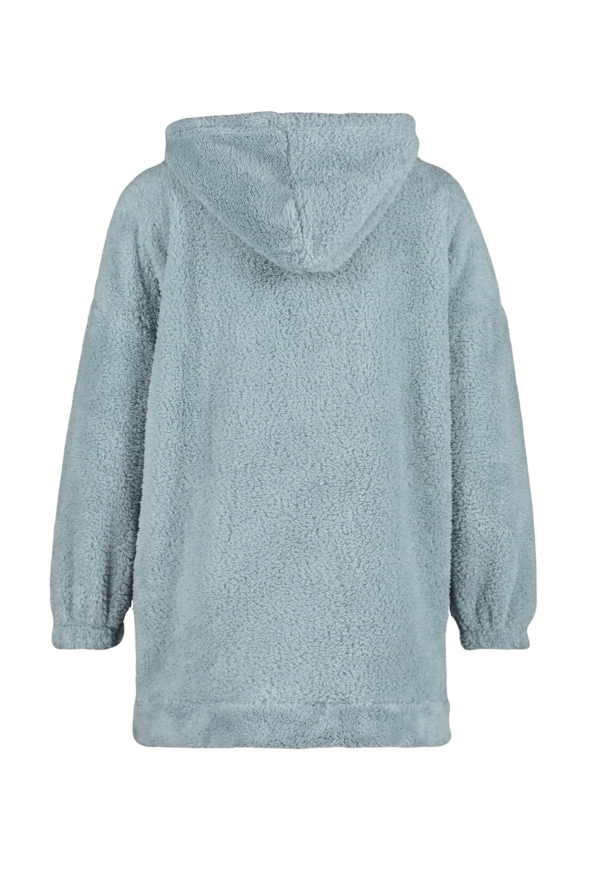 Outdoor Mint Hooded Plush Knitted Sweatshirt Tctaw22tw0047