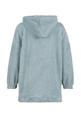 Outdoor Mint Hooded Plush Knitted Sweatshirt Tctaw22tw0047