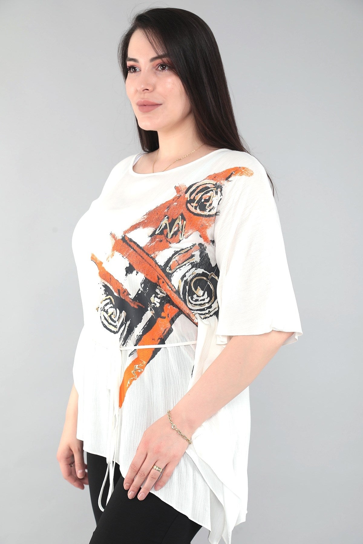 13722 Bedspread Printed Blouse (b101) S21.13722cot500