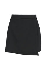 Black Double-breasted Woven Shorts Skirt Twoaw20sr0072