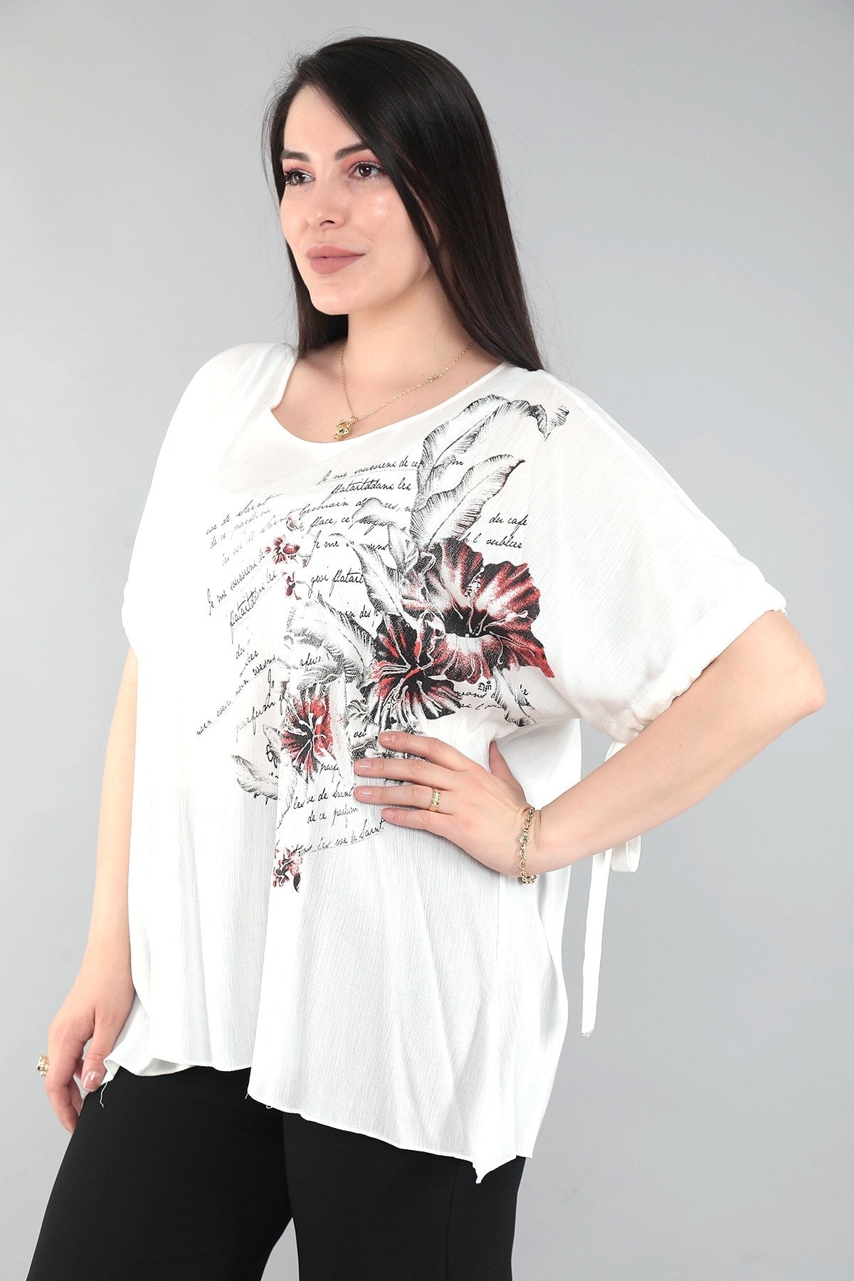 13777 Bedspread Printed Blouse (b102) S21.13777vis030