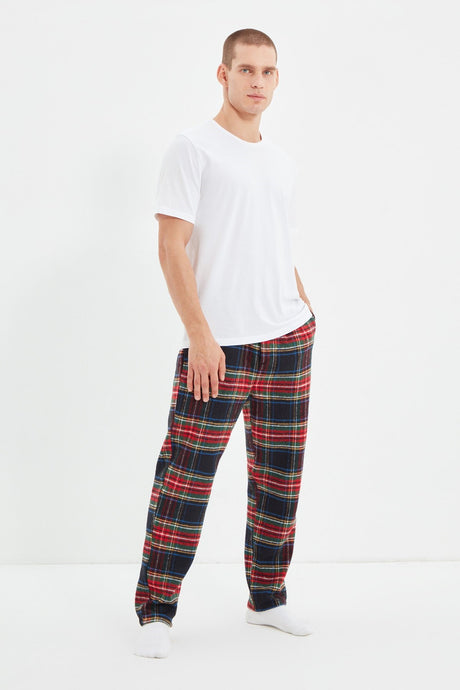 Multi Color Printed Woven Pajama Bottoms Thmaw21pj0023