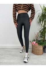 Matte Leather Leggings 1740