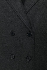 Anthracite Oversize Cashmere Coat Tbbaw23kb00002