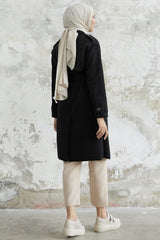 Scuba Suede Trench With Minka Belt - Taba Ms00an0011