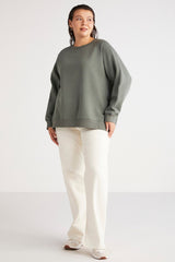 Barborabb Regular Loose Single Plus Size Sweatshirt Barborabb01112023