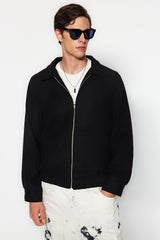 Black Mens Bomber Cache Jacket Tmnaw24ce00011