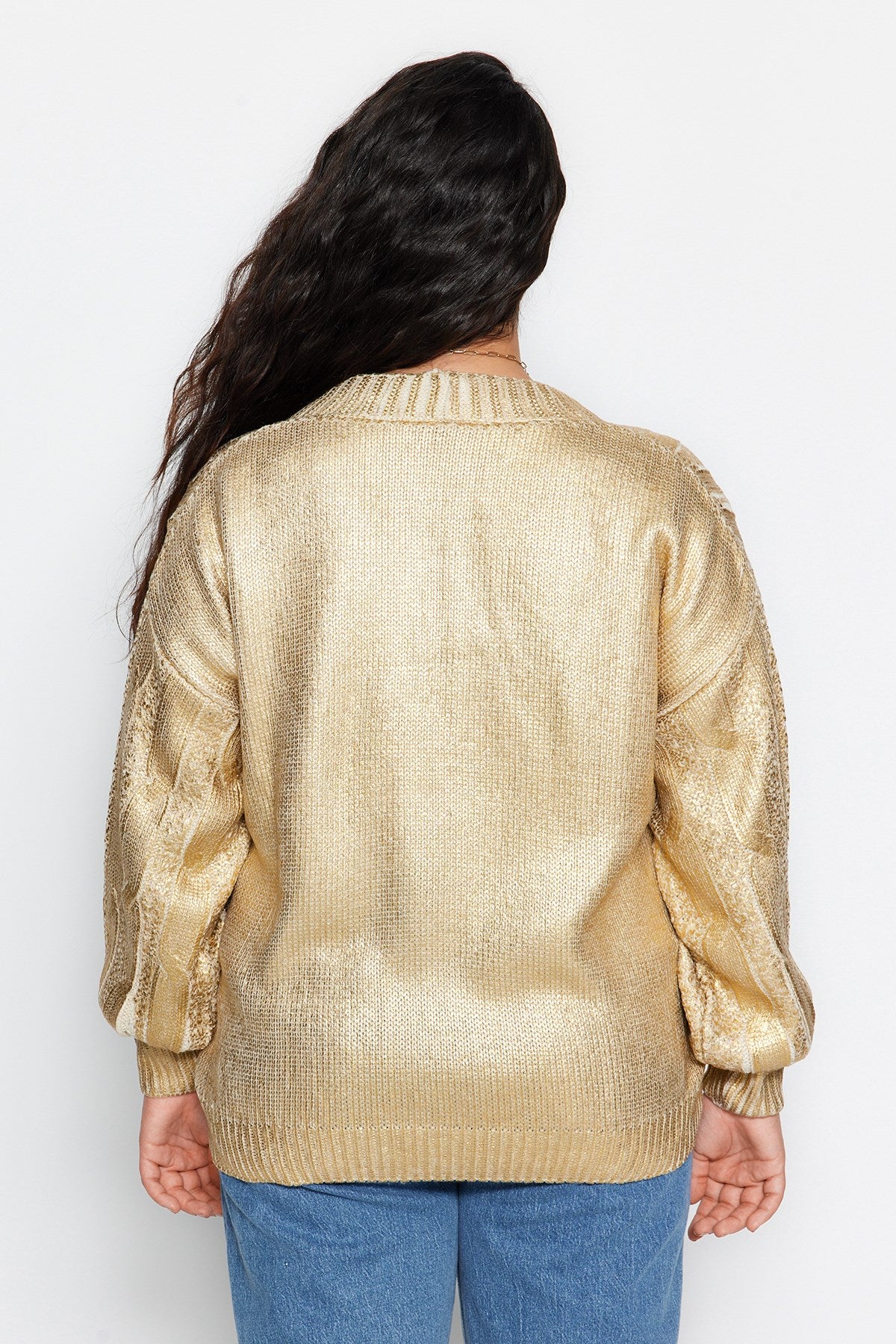 Gold Knitwear Cardigan Tbbaw24av00033