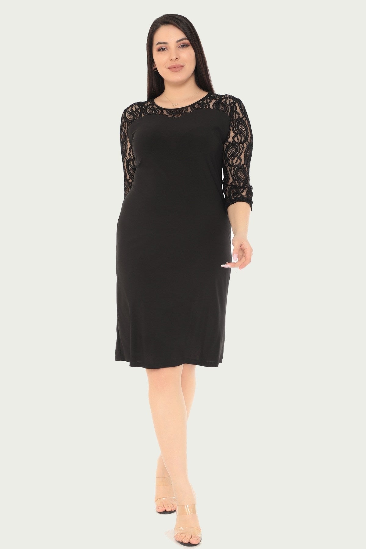 25321 Lace Detailed Dress (a105) S22.25321sen003