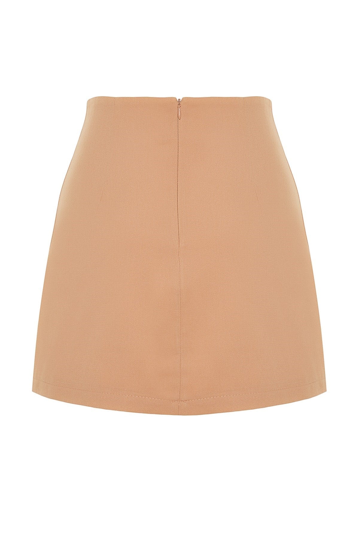 Pink High Waist A-line Mini Woven Skirt Twoss22et0136