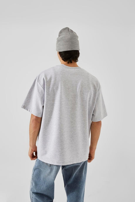 Flaw Atelier Basic Grey Oversize T-shirt Flaw-006-005-079