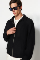 Black Mens Bomber Cache Jacket Tmnaw24ce00011