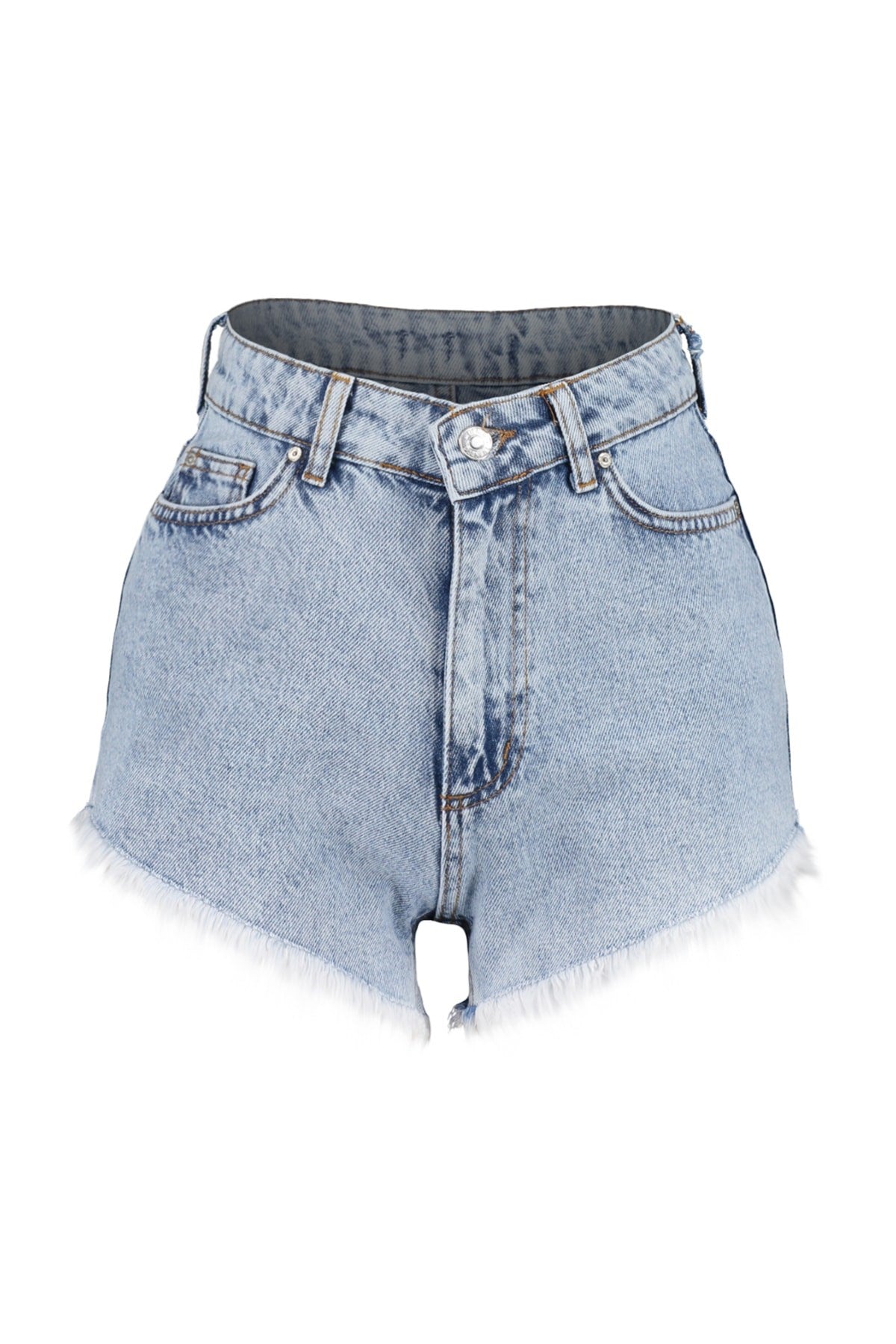 Blue Denim Denim 100% Cotton Shorts & Bermuda Tbess23sr00030