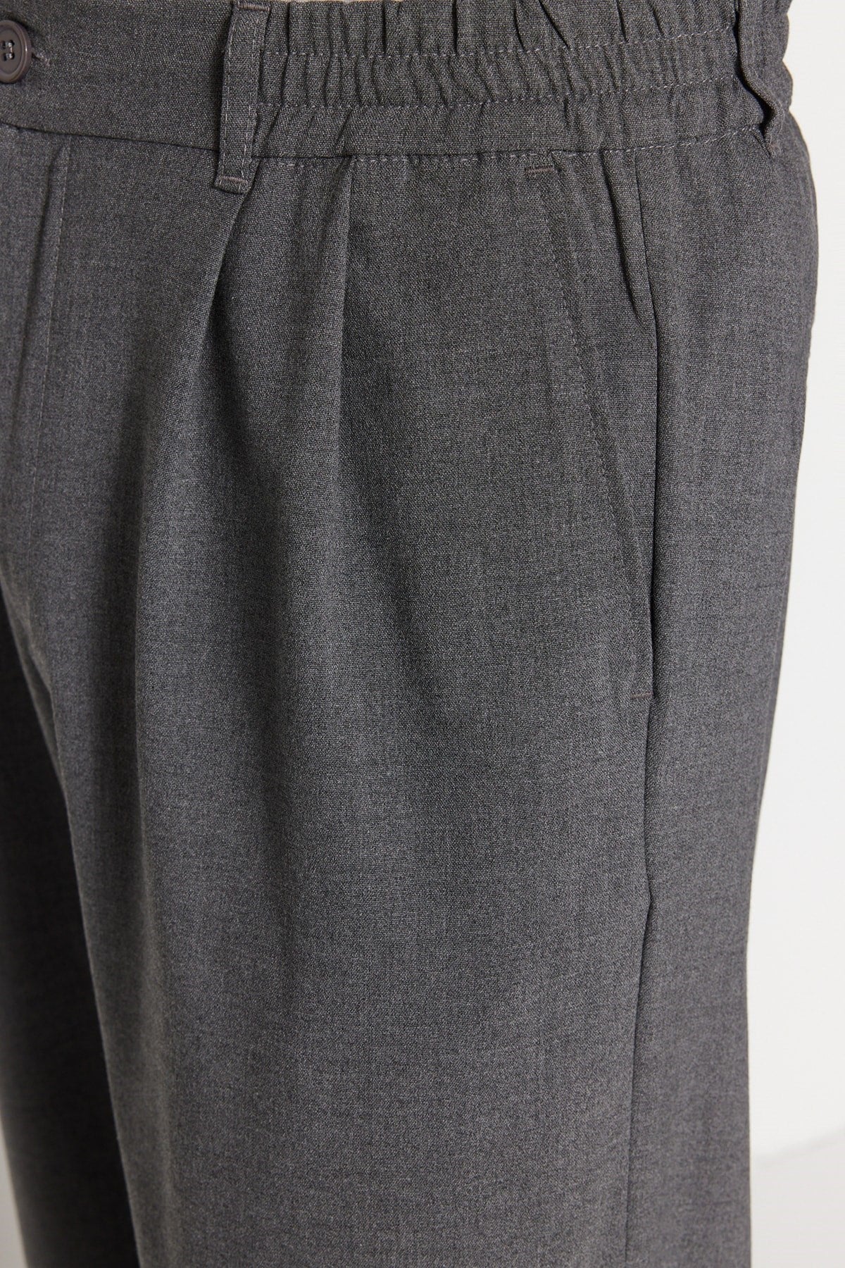 Grey Mens Wide Leg Pants Tmnss23pl00039