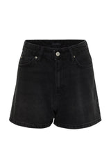 Black Denim Shorts Twoss23sr00199