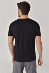 Black Men's T-shirt Gs-8812 Tb20mf07s8812-1|1001