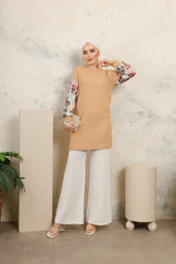 Cotton Sleeve Printed Tunic Hhm100