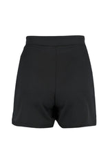 Black Double-breasted Woven Shorts Skirt Twoaw20sr0072