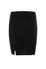 Black Knitted Slit Detailed Skirt Tbbaw23az00041