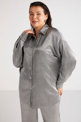 Elvin Relaxed Single Plus Size Shirt Elvin01072023