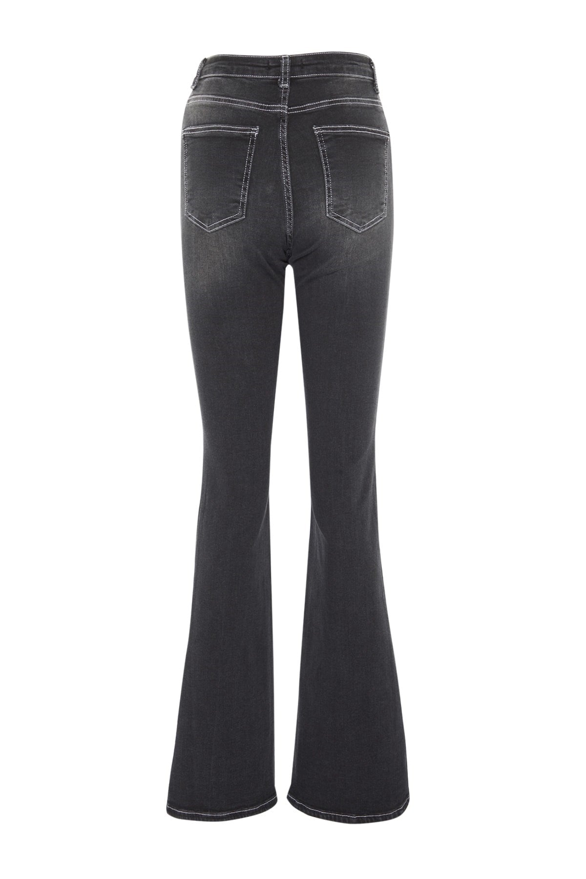 Black High Waist Flare Jeans Twoss22je0460