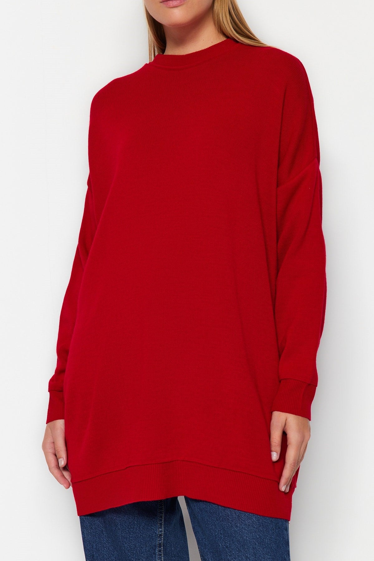 Red Knitwear Sweater Tctaw24ak00048