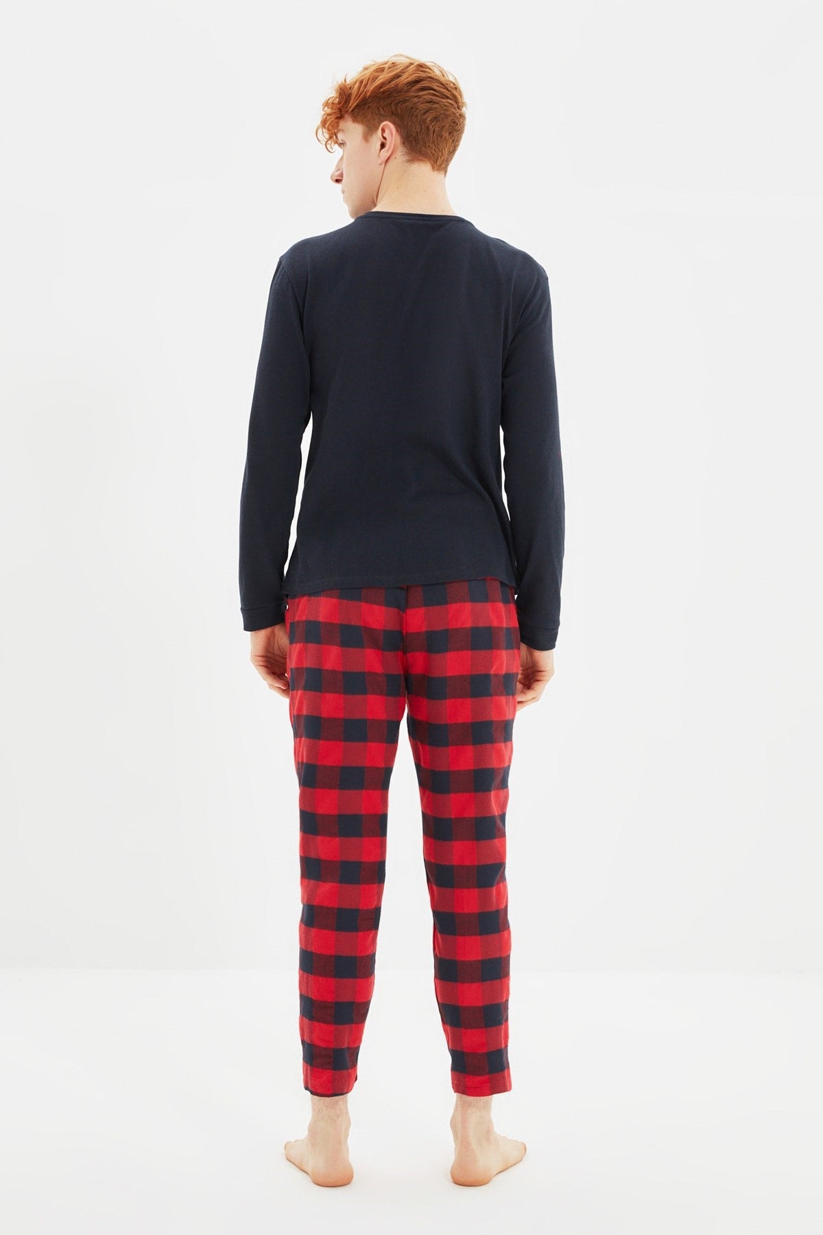 Multicolor Plaid Pajama Set Thmaw21pt0359