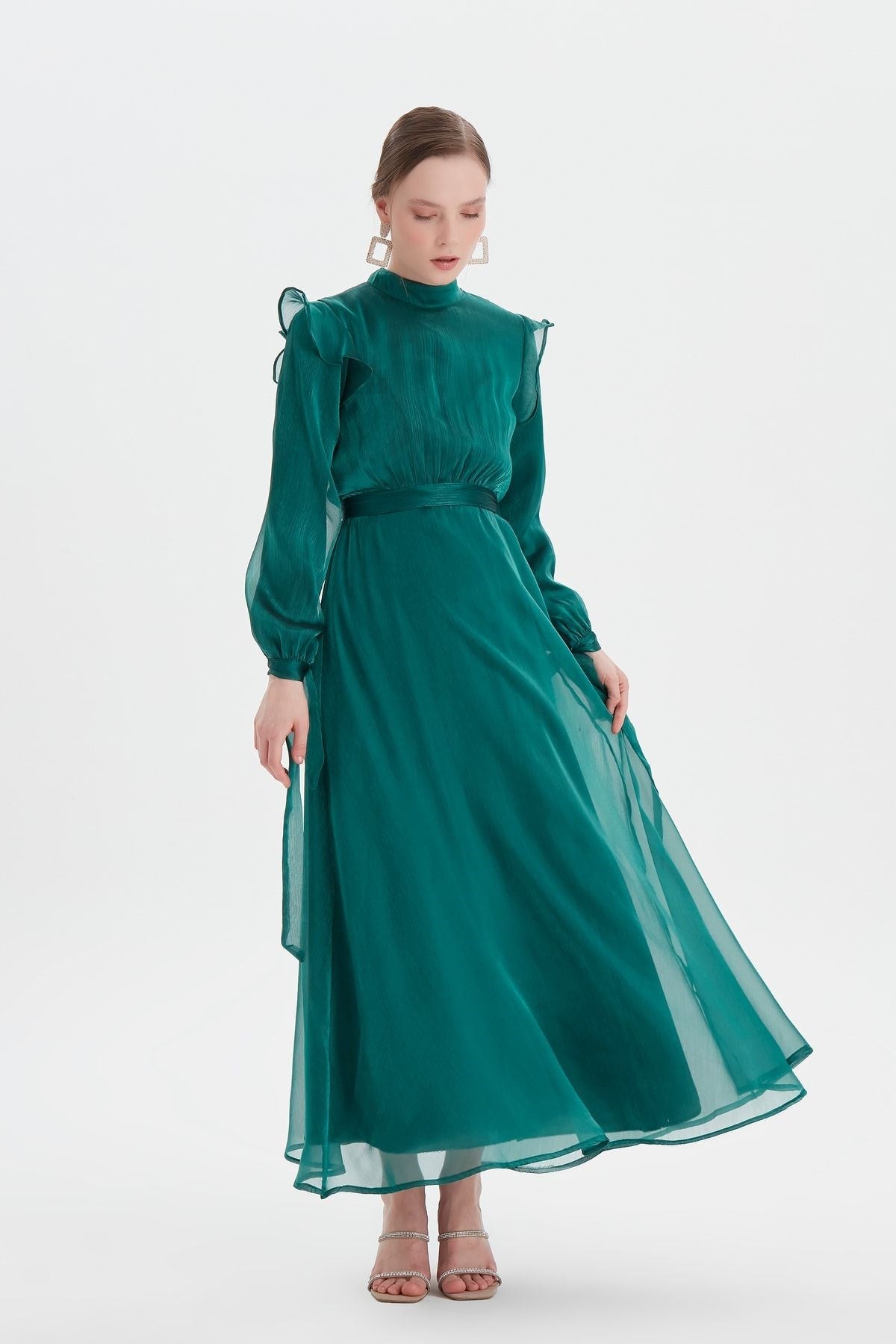 Green Mira Evening Dress Brglbktsab012