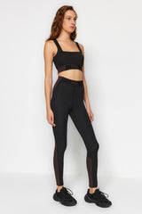 X Sagaza Studio Black Booster Sport Leggings Tclaw24ty00002