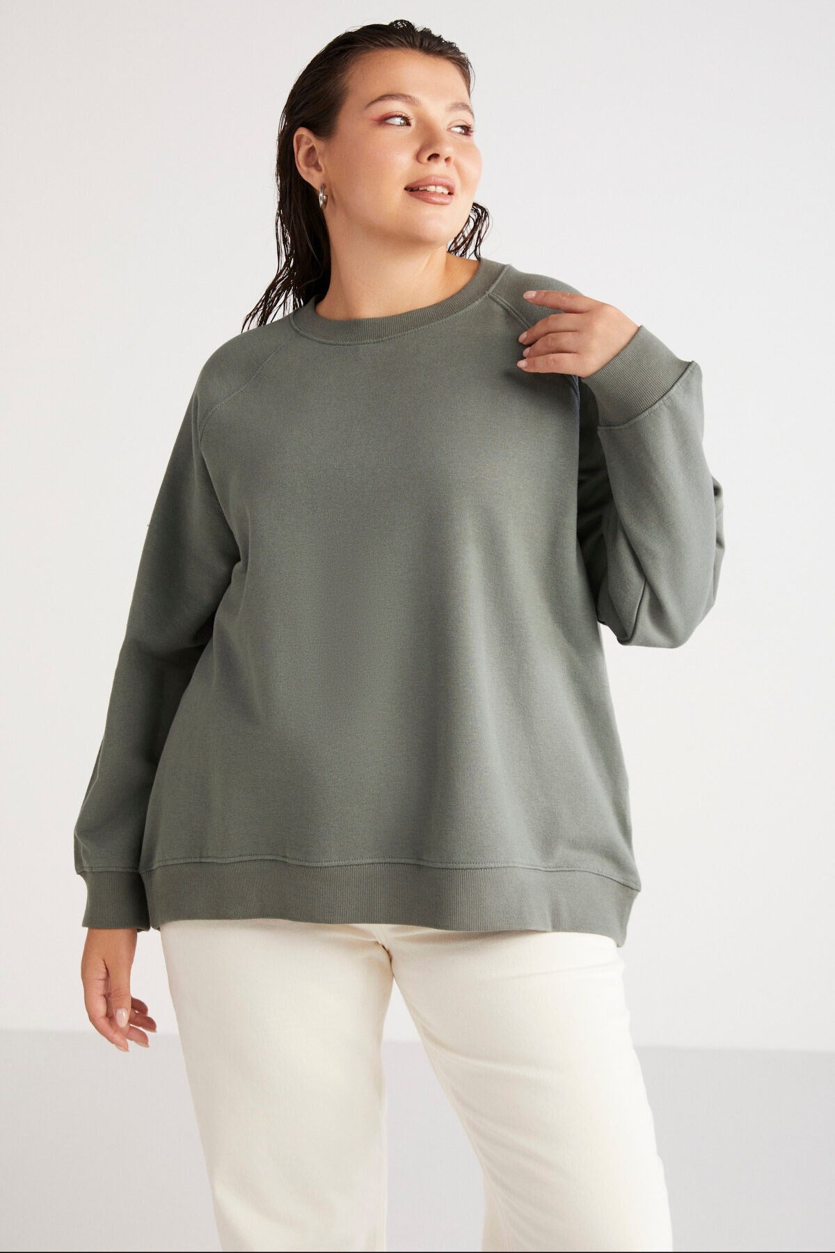 Barborabb Regular Loose Single Plus Size Sweatshirt Barborabb01112023