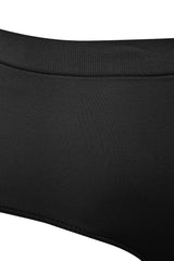 Black High Waisted Seamless Panties Tbbss23cm00002