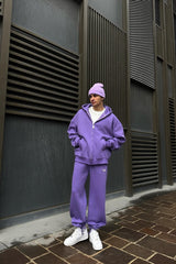 Flaw Atelier Adjustable Leg Basic Purple Baggy Tracksuit Tycricmlfn169826734968962