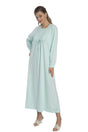 Cotton Long Sleeve Combed Women's Nightgown 9003 478113